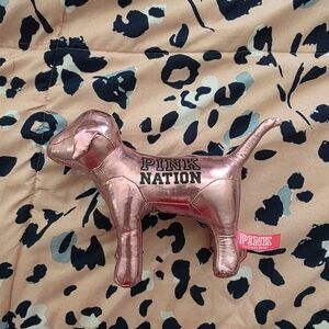 PINK Victoria's Secret Metallic Pink Dog